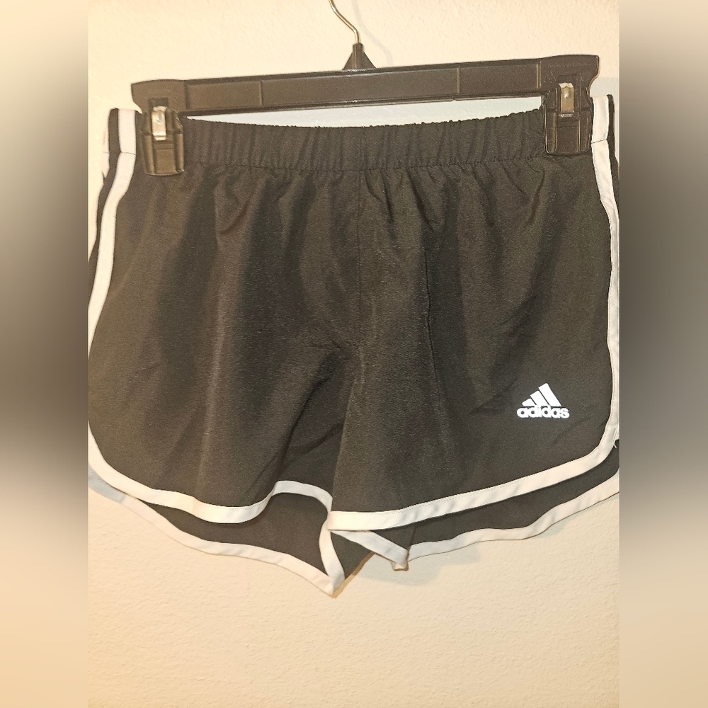 Adidas Womans Black Running Shorts Size Xs